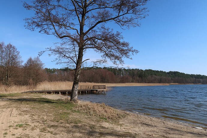Plaża na jeziorze Dąbrowa Mała, Stare Miasto 3