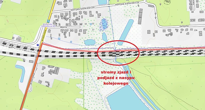 zjazd z nasypu