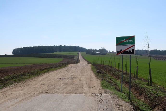 Sekcja szutrowa między Grabowem a Lubawą 1