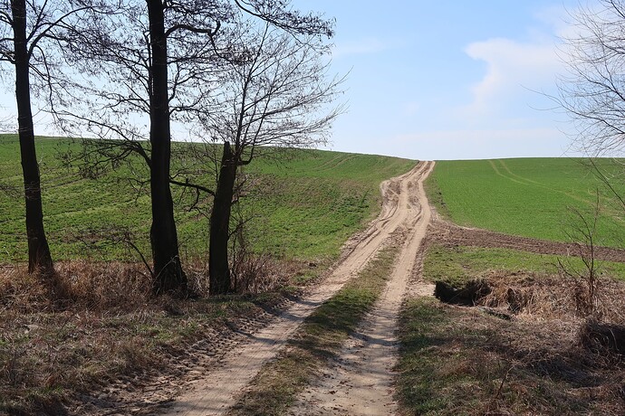 Przejazd przez mostek na rzeczce Gryźlina, odcinek Bałcyny - Grabowo 2
