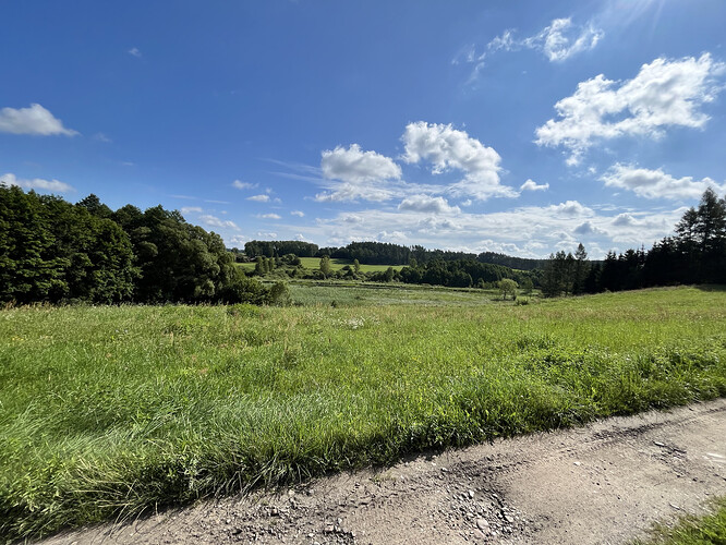 26 km - widok na rzekę Kośna .HEIC