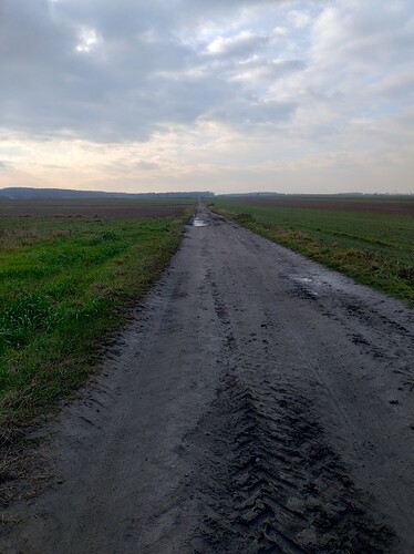 długi szybki szuter
